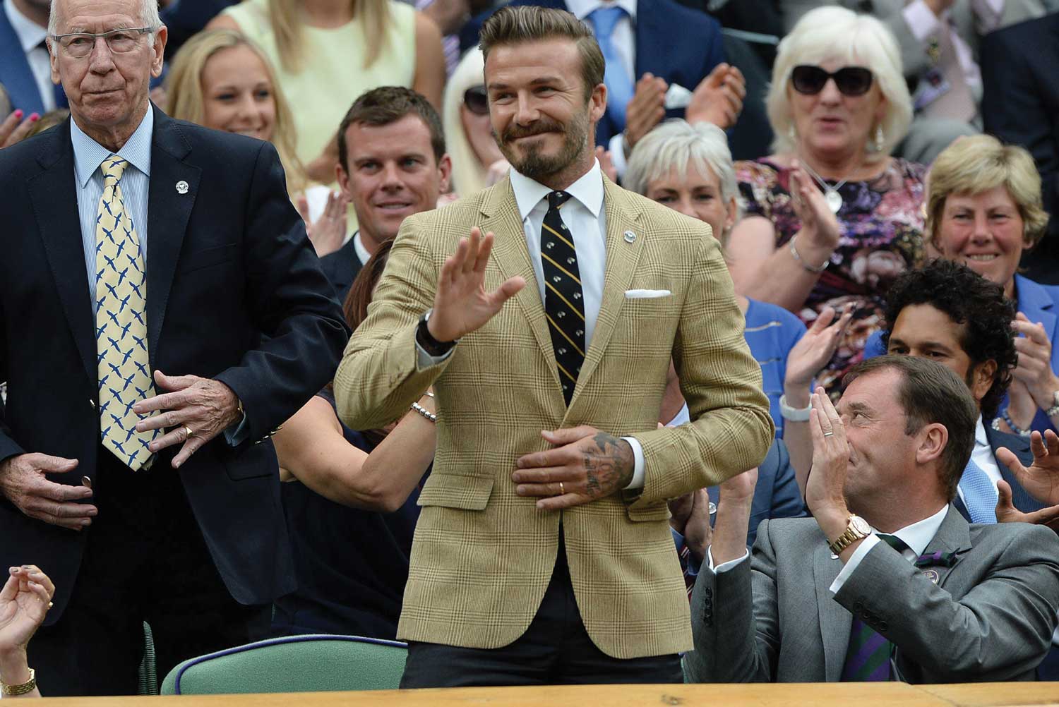 David Beckham Style Icon Wimbledon